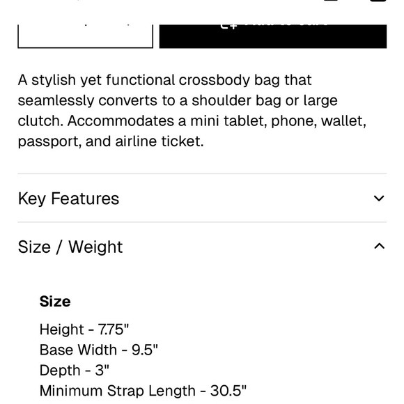 Lo & Sons Pearl Crossbody - Black Saffiano Leather - Picture 9 of 10